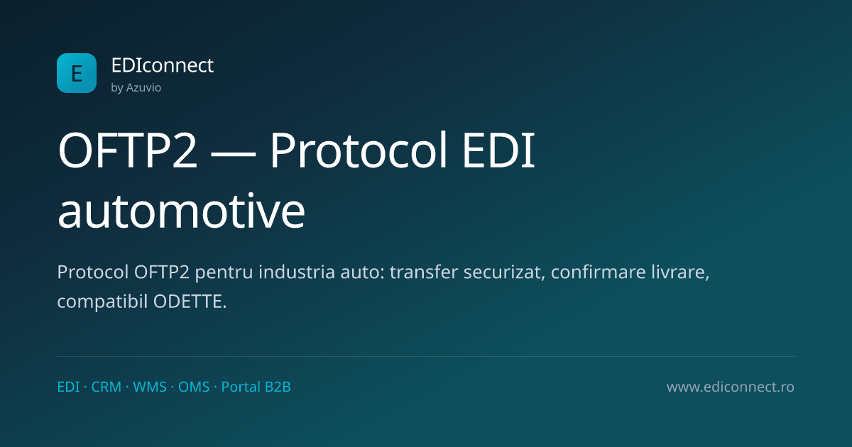 OFTP2 — Protocol EDI automotive | EDIconnect